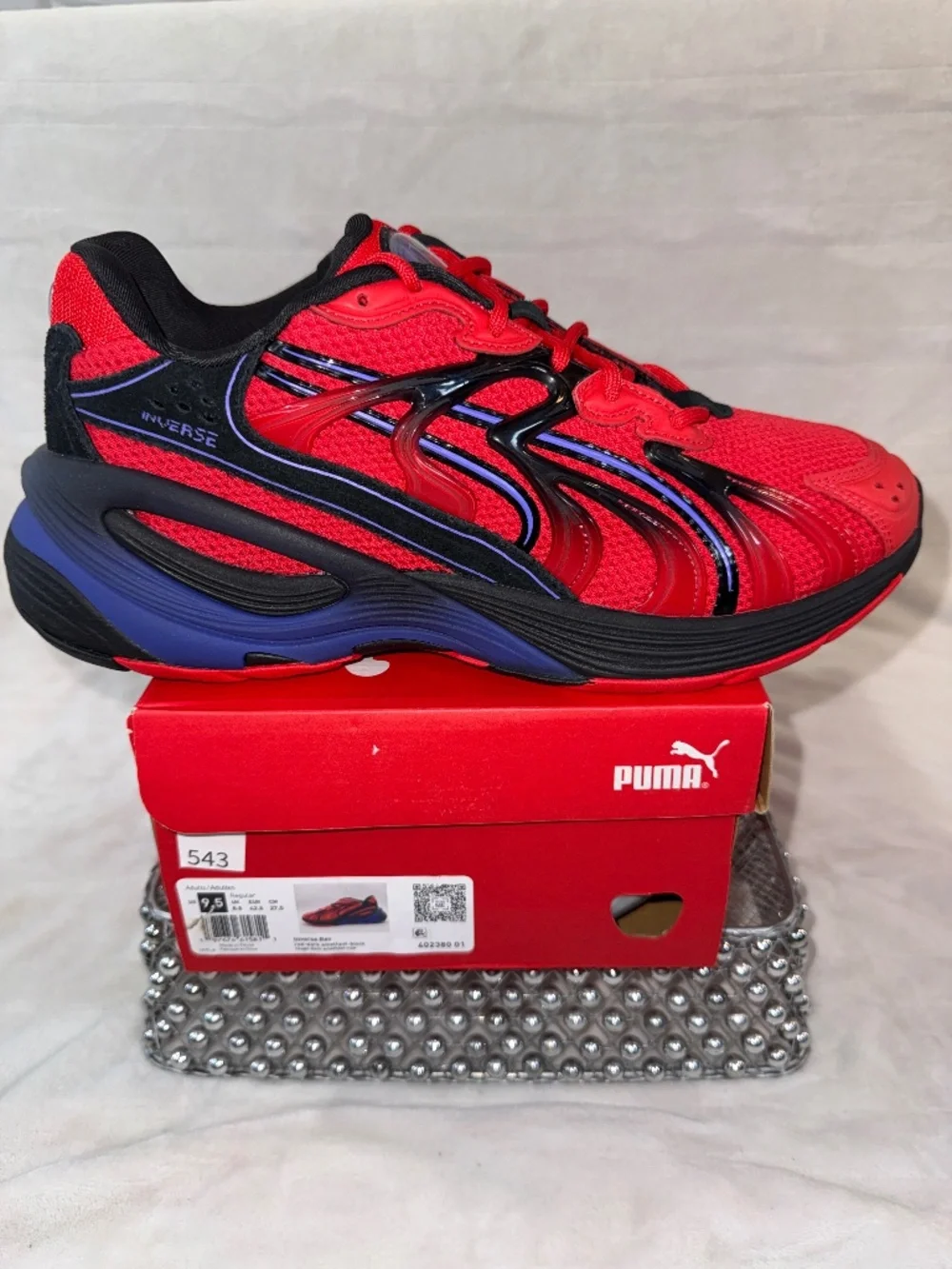 Puma Inverse Rev Red/Black Size 9.5 Men/11 Womens BNIB